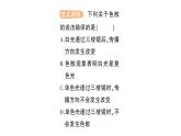 初中物理新沪科版八年级全册第三章第四节 光的色散作业课件2024秋