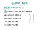 初中物理新沪科版八年级全册第四章第一节 凸透镜与凹透镜作业课件2024秋