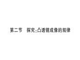初中物理新滬科版八年級(jí)全冊(cè)第四章第二節(jié) 探究：凸透鏡成像的規(guī)律作業(yè)課件2024秋