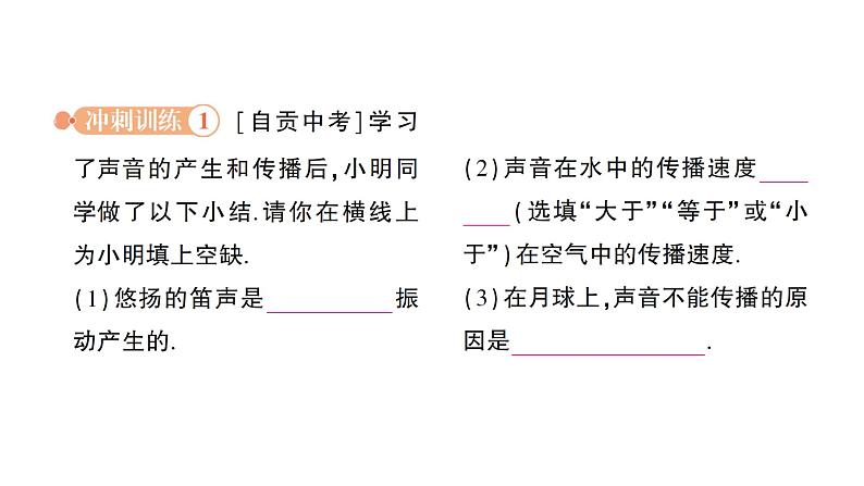 初中物理新沪科版八年级全册第二章 声的世界复习提升作业课件2024秋第8页