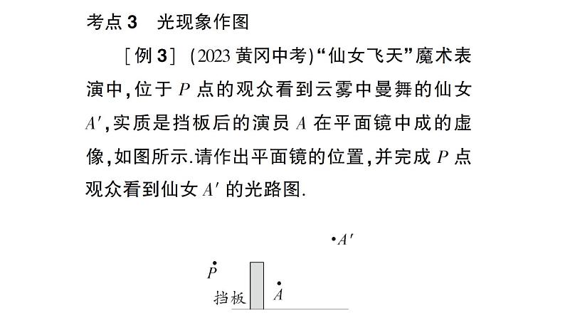 初中物理新沪科版八年级全册期末复习（三） 光的世界作业课件（2024秋）第5页