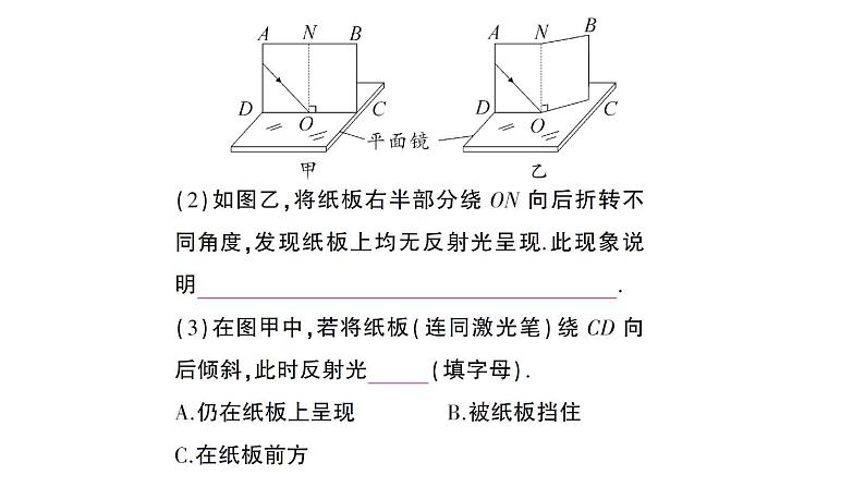 初中物理新沪科版八年级全册期末复习（三） 光的世界作业课件（2024秋）第8页