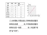 初中物理新沪科版八年级全册第五章第三节第一课时 探究物质的密度作业课件（2024秋）