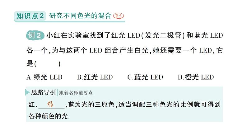 初中物理新北师大版八年级上册第四章第五节 设计舞台灯光秀作业课件2024秋第4页