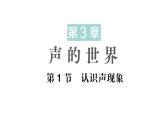 初中物理新教科版八年級上冊第三章第一節(jié) 認(rèn)識聲現(xiàn)象作業(yè)課件2024秋