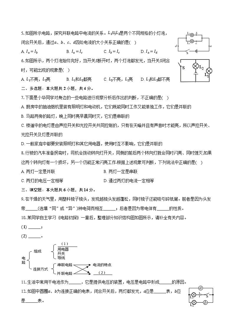 2024-2025学年河南省南阳市桐柏县方树泉教育集团九年级（上）第二次月考物理试卷（含答案）第2页