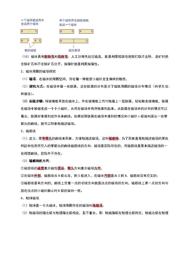 第16章 《电磁转换》-2024-2025学年九年级物理上学期期末复习考点清单（苏科版）第2页