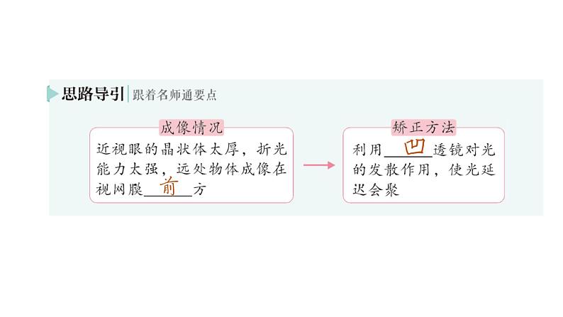 初中物理新教科版八年级上册第四章第六节 跨学科实践：眼睛作业课件2024秋第5页