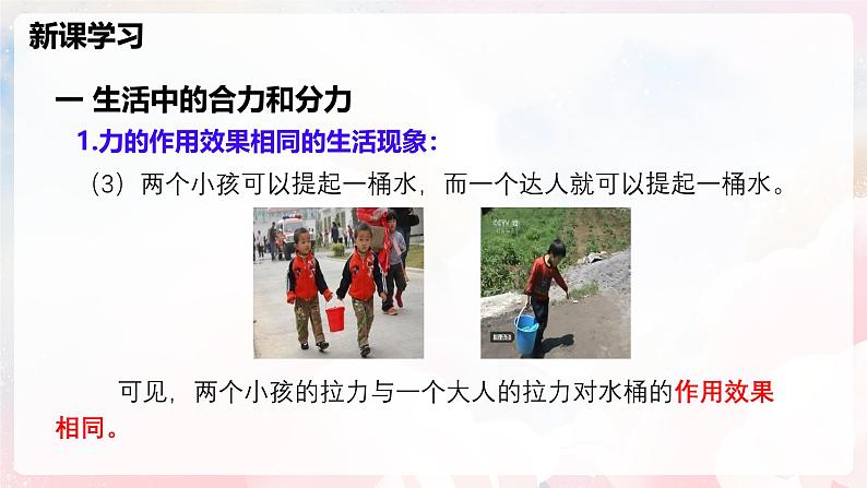 7.2  力的合成—初中物理八年级全一册 同步教学课件（沪科版2024）第7页