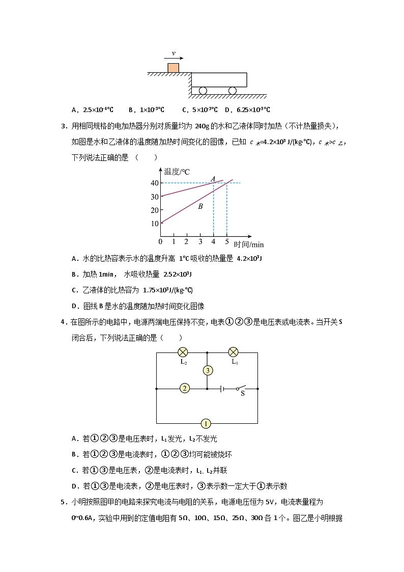 九年级全一册物理压轴题考卷02（原卷版）第2页