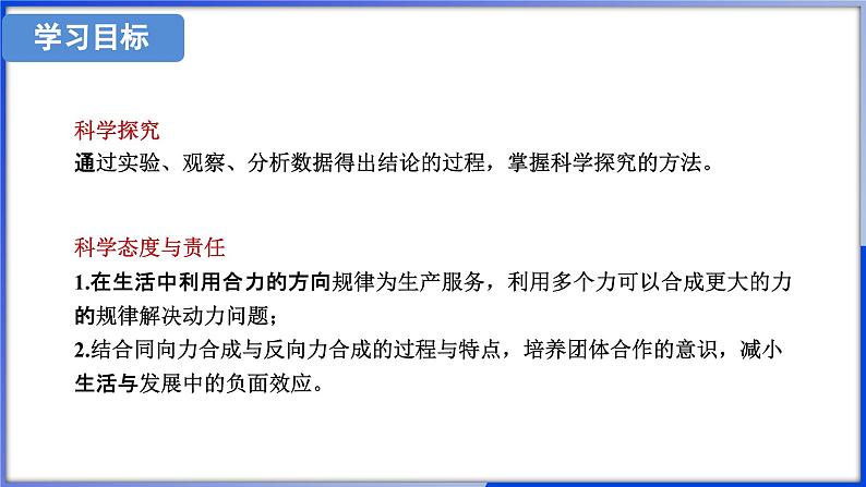 7.2 力的合成  (课件)- 2024-2025学年沪科版物理（2024）八年级全一册第4页