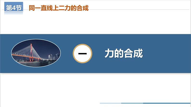 8.4 同一直线上二力的合成（教学课件）第5页