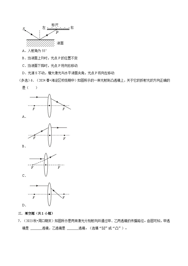 2025年中考物理二轮复习专练08 光学作图（含答案）第3页