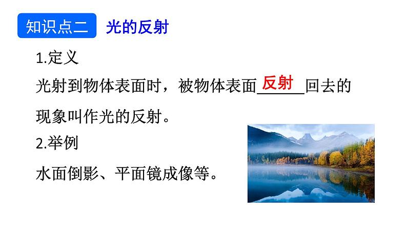 初中物理新人教版八年级上册第四章 光现象复习总结教学课件2024秋第7页