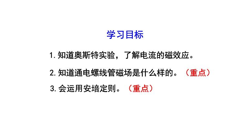 人教版物理九年级下册 第二十章 电与磁第二节 电生磁课件第2页