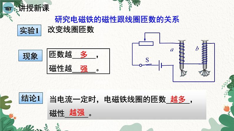 人教版物理九年级下册 第二十章 电与磁第三节 电磁铁 电磁继电器课件第8页