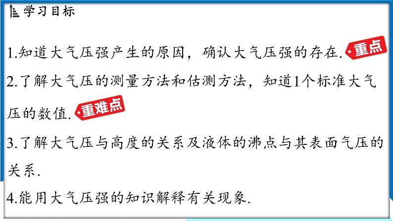 沪粤版（2024）物理八年级下册--8.3 大气压强与人类生活（课件）第2页