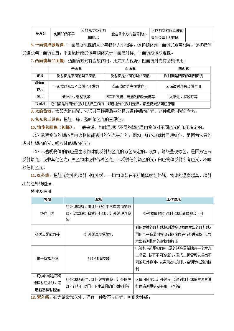 【寒假提升训练】人教版 初中物理 八年级上册 专题提升训练 第四讲  光现象（教师卷）10第3页