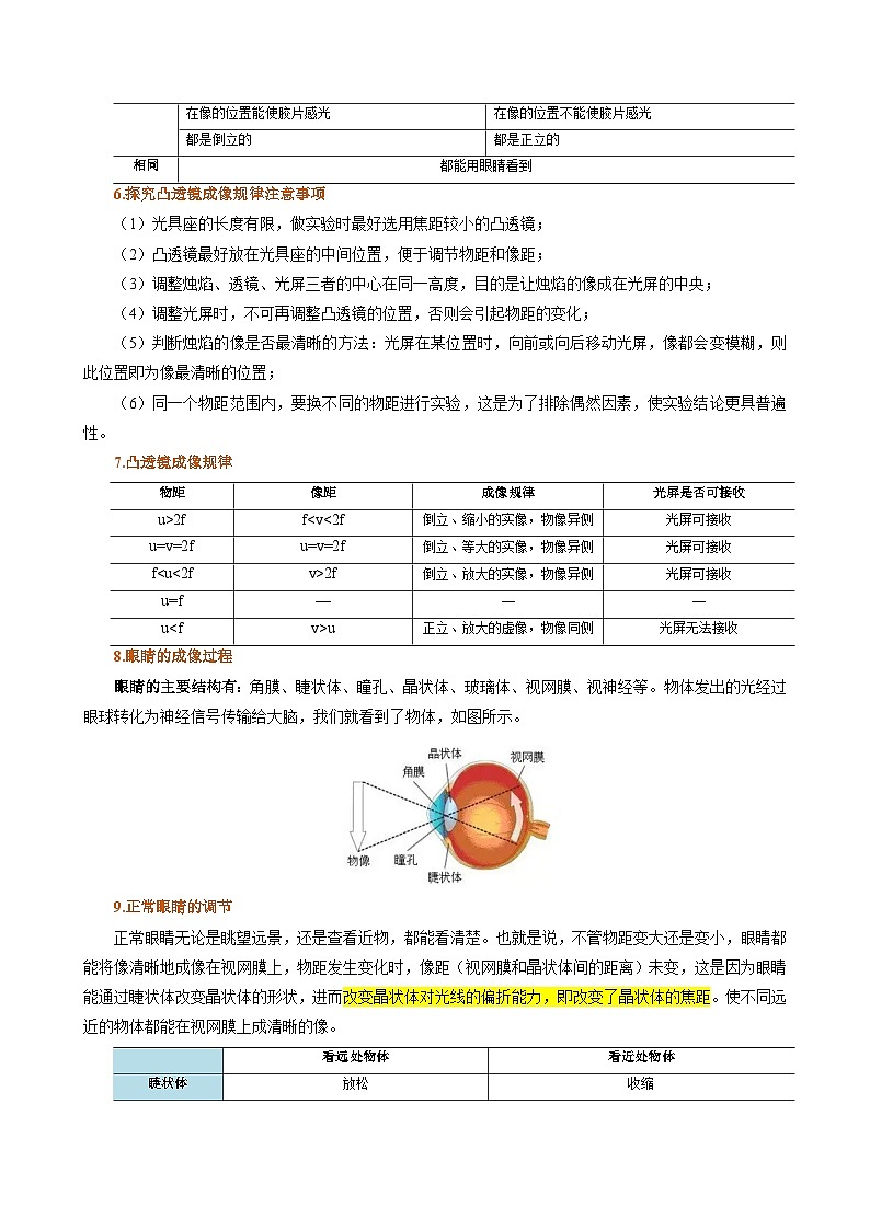 【寒假提升训练】人教版 初中物理 八年级上册 专题提升训练 第五讲  透镜及其应用（教师卷）第3页