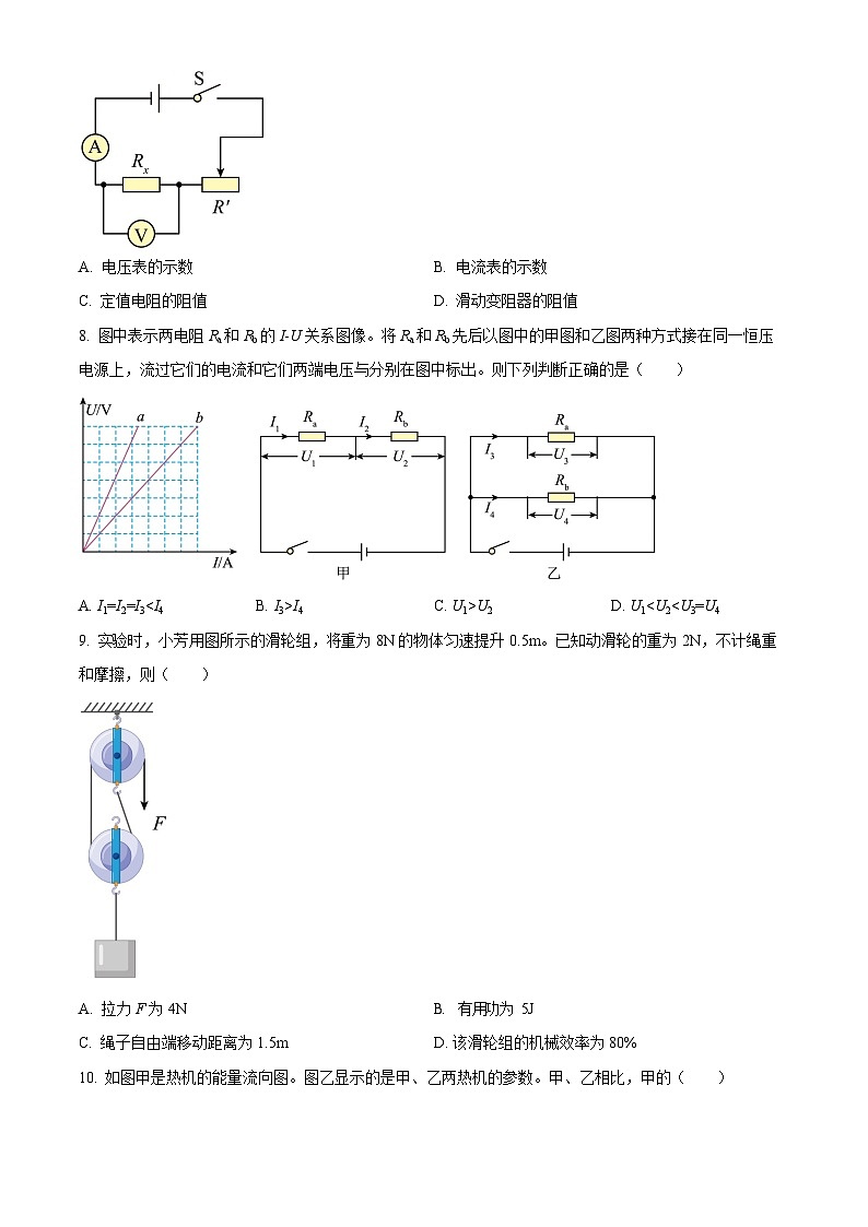 广东省广州市白云区2022-2023学年九年级上学期物理期末试题第3页