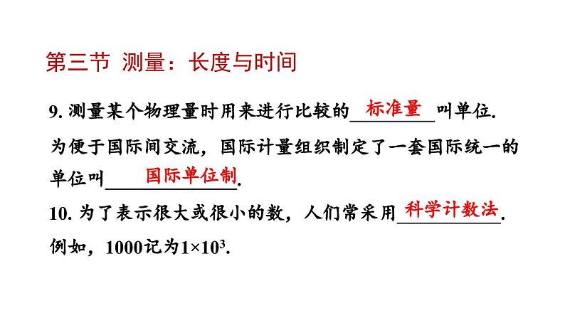 初中物理新沪科版八年级全册第一章 运动的世界教学课件2024秋第7页