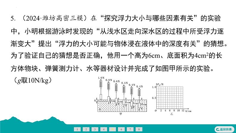 10.1浮力 课件-  2024-2025学年人教版物理八年级下册第6页