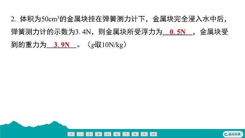 10.2阿基米德原理 课件  2024-2025学年人教版物理八年级下册第3页