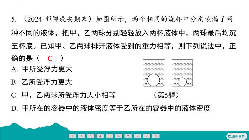 10.2阿基米德原理 课件  2024-2025学年人教版物理八年级下册第6页