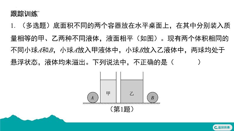 第十章 浮力 复习 课件 -- 2024-2025学年人教版物理八年级下册第5页