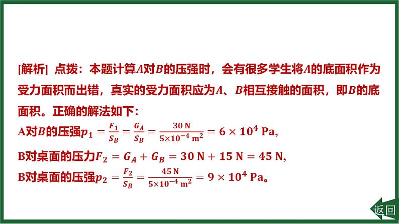 人教版（2024）物理八年级下册第九章 压强全章热门考点整合专训课件第6页