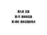 人教版（2024）物理八年級(jí)下冊(cè)第2節(jié) 液體的壓強(qiáng)-第1課時(shí) 液體壓強(qiáng)的特點(diǎn)課件