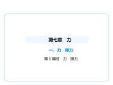 7.1力　彈力課件 2024-2025學年蘇科版物理八年級下冊