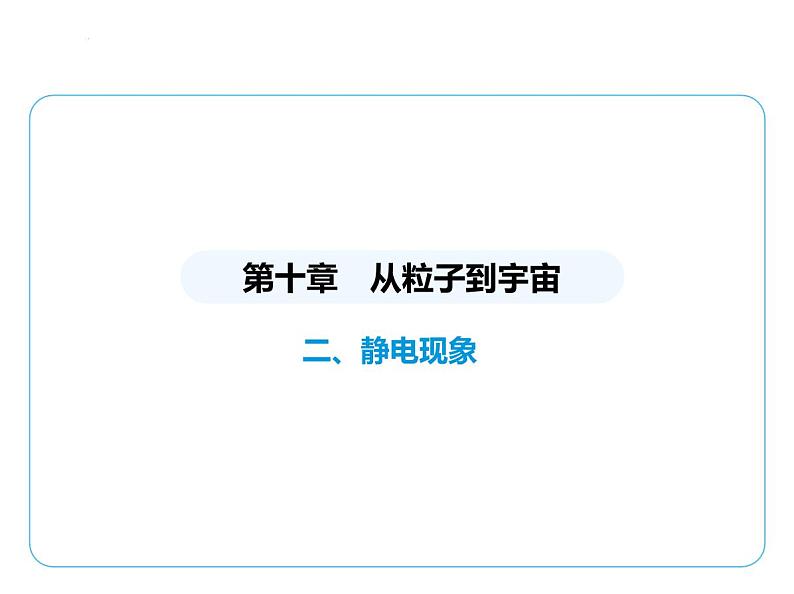 10.2静电现象课件- 2024-2025学年苏科版物理八年级下册第1页