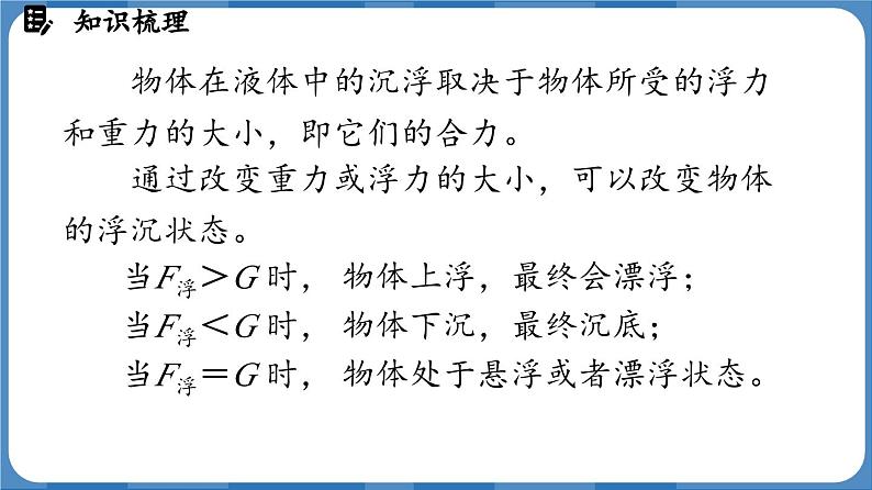 10.3 物体的浮沉条件及应用  （课件）-2024-2025学年人教版（2024）物理八年级下册第8页