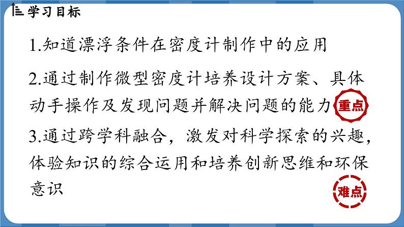 10.4 跨学科实践：制作微型密度计  （课件）-2024-2025学年人教版（2024）物理八年级下册第3页