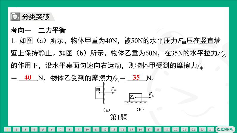 期末复习专题 专题（三）　力与运动  课件2024-2025学年 苏科版（2025）物理八年级下册第2页