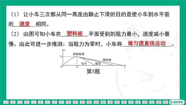 期末复习专题 专题（三）　力与运动  课件2024-2025学年 苏科版（2025）物理八年级下册第8页