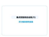 重点实验综合全练(六)　浮力相关探究实验课件-- 2024-2025学年苏科版物理八年级下册