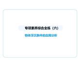 专项素养综合全练(六)　物体浮沉条件的应用分析课件 -2024-2025学年苏科版物理八年级下册