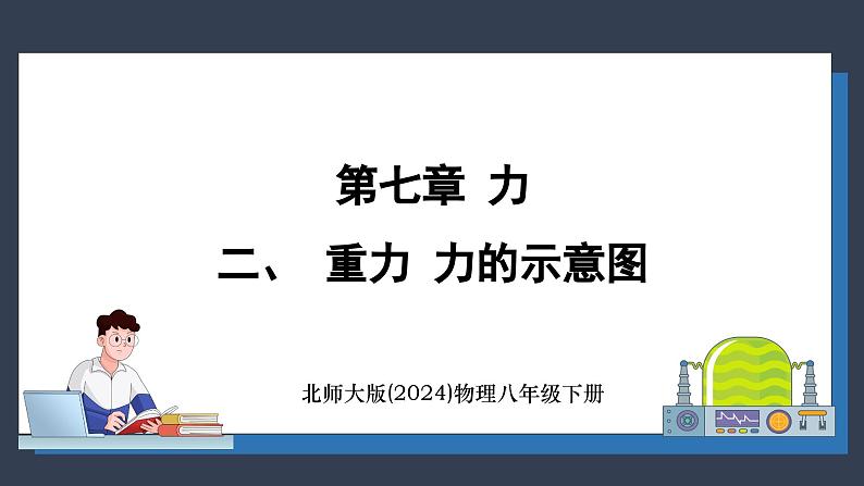 北师大版（2024）物理八年级下册----7.3 重力(课件）第1页