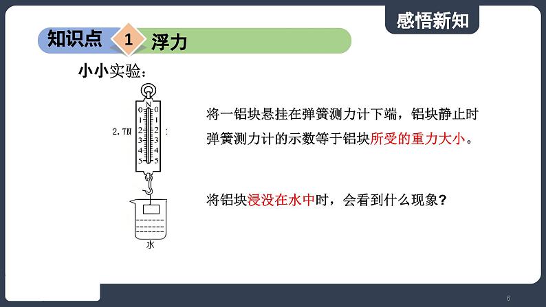 北师大版（2024）物理八年级下册----8.6 浮力(课件）第6页