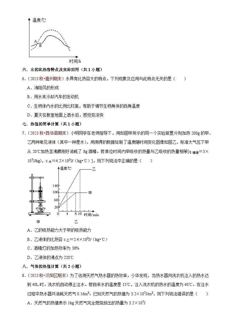 九年级上学期物理期末复习（易错精选60题41大考点）（原卷版）-A4第2页