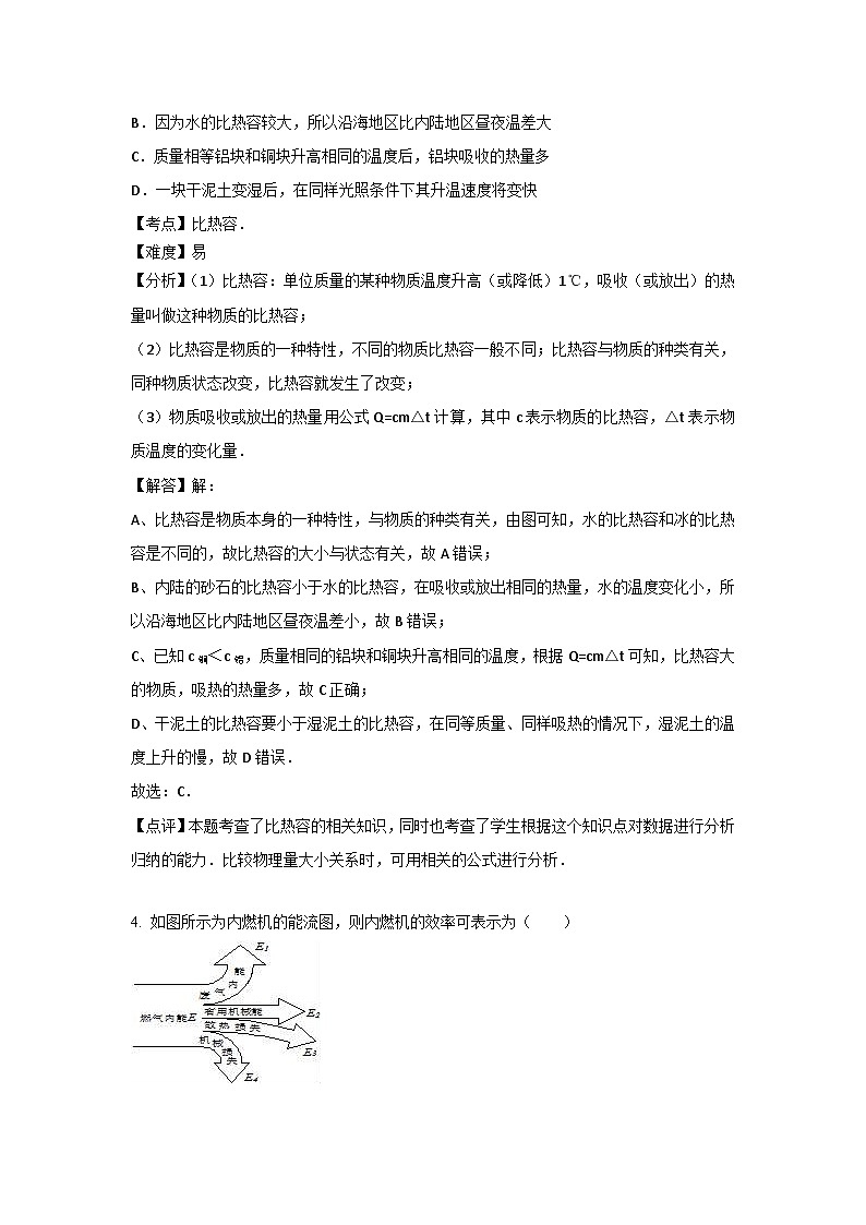 人教部编版物理九年级上册期末测试卷2（Word版，附答案）第3页