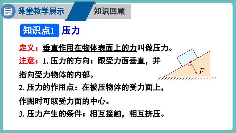 沪科版（2024）八年级物理全一册--第八章 压强 章末复习（课件）第3页