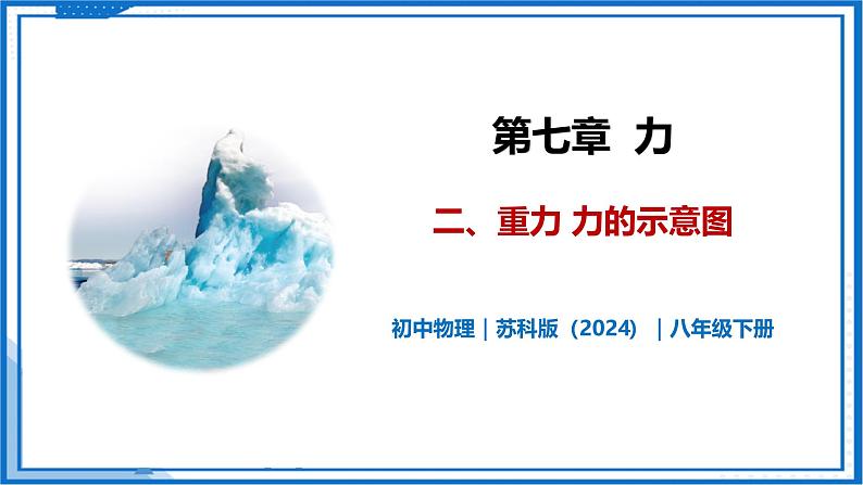 7.2 重力 力的示意图—初中物理八年级下册 同步教学课件（苏科版2024）第1页