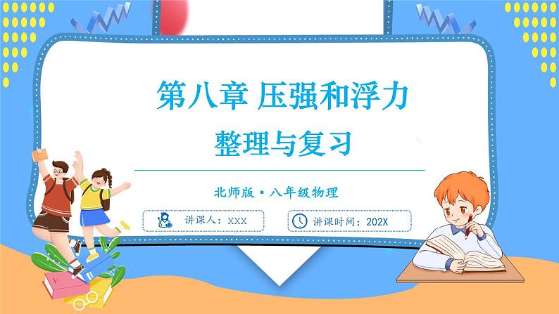 第八章 压强和浮力 整理与复习（课件）---2024-2025学年北师大版（2024）物理八年级下册第1页