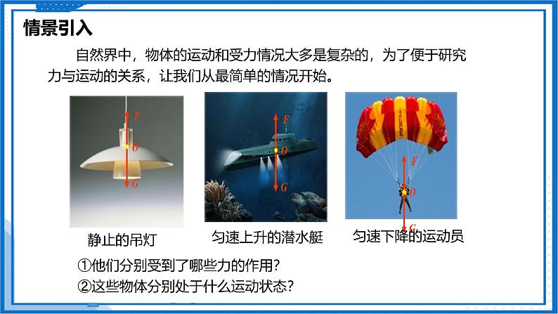 8.1 二力平衡—初中物理八年级下册 同步教学课件（苏科版2024）第3页