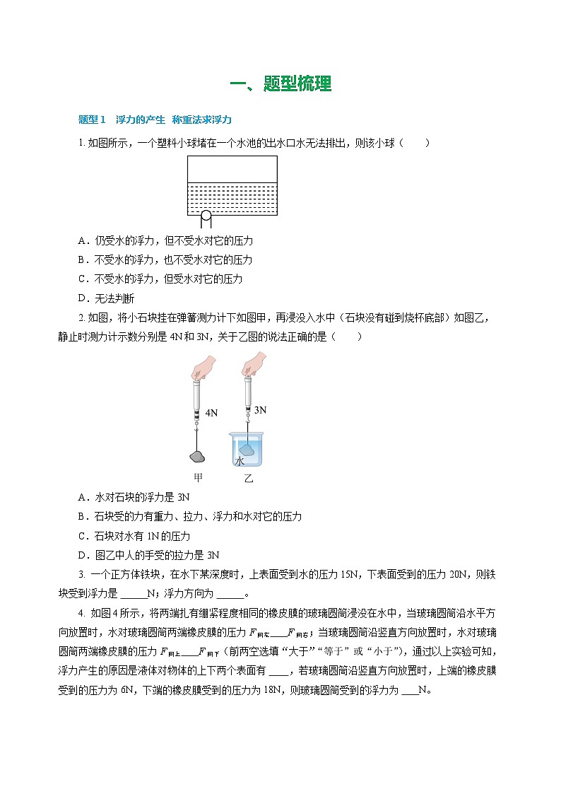 专题10  浮力（练习）-2025年中考物理二轮复习配套专练【原卷版】第2页