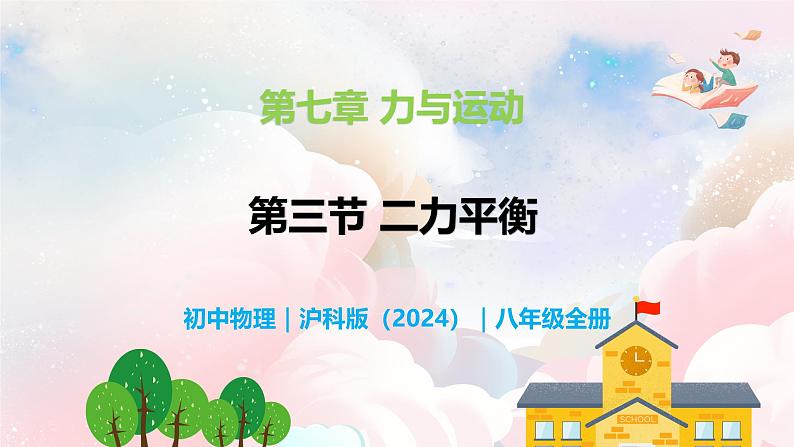 7.3  二力平衡—初中物理八年级全一册 同步教学课件（沪科版2024）第1页