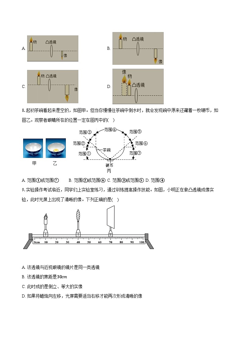 湖南省永州市祁阳县多校2024-2025学年八年级（上）期末物理试卷（解析版）第2页
